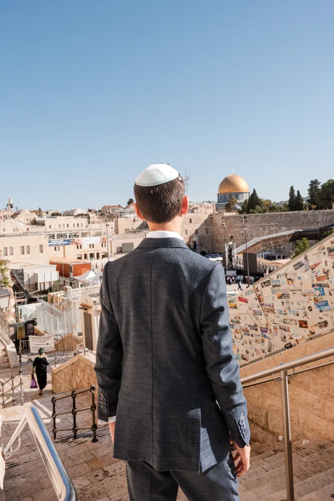 Retratos de bar mitzvá en Jerusalén