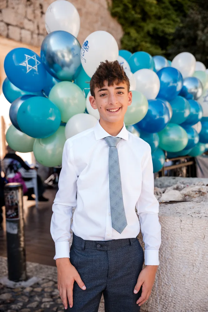 Retratos de bar mitzvá en Jerusalén