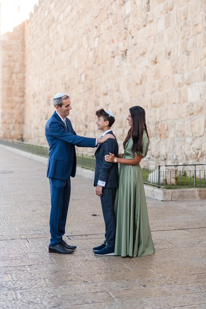 Retratos de bar mitzvá en Jerusalén