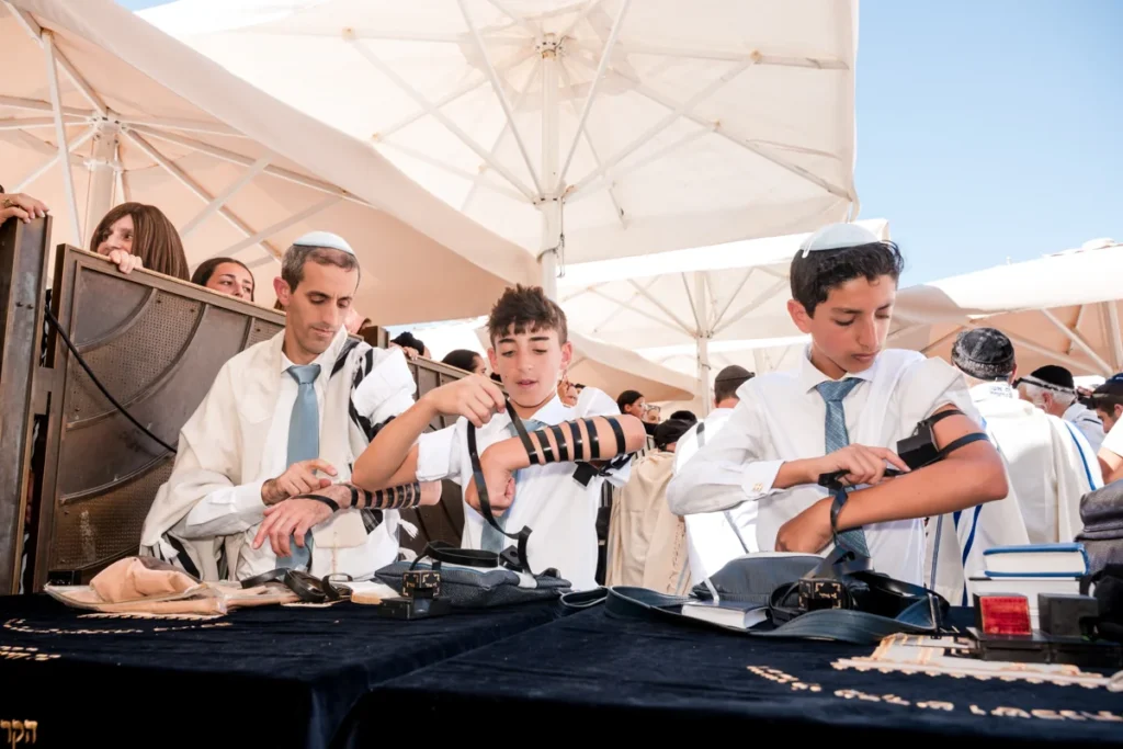 La lectura de la Torá del bar mitzvá